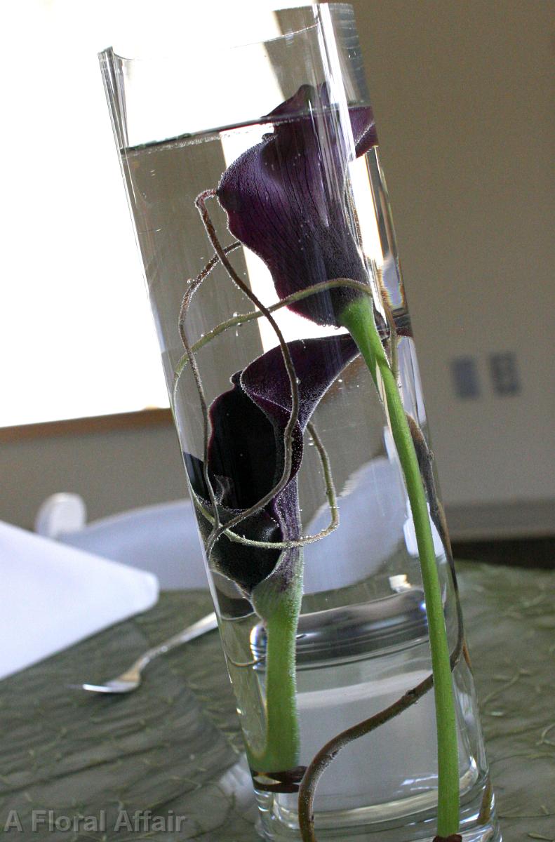 RF0467-Simple Calla Lilie Centerpiece