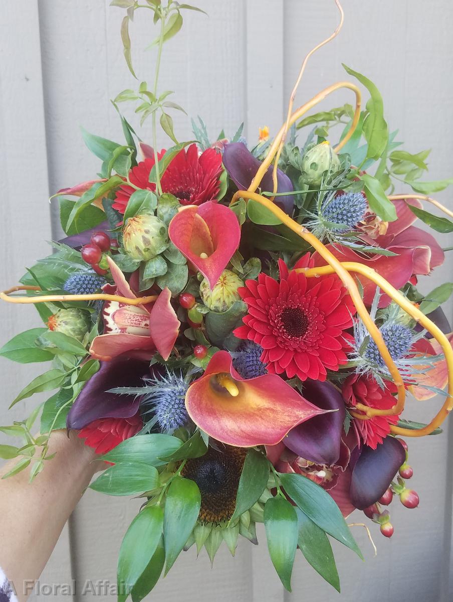 BB1511-Rustic Fall Brides Bouquet