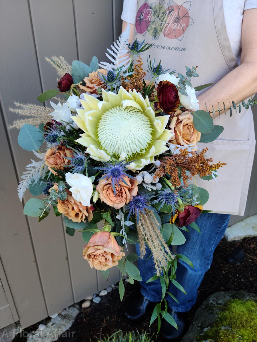 BB1580-Cascading Boho Bouquet