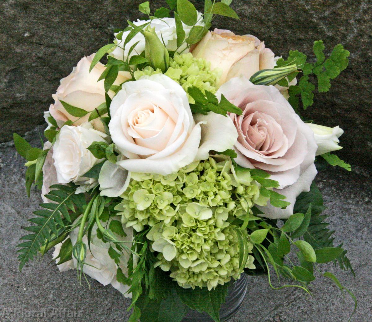 BF0555-Natural  Blush Garden Boquet