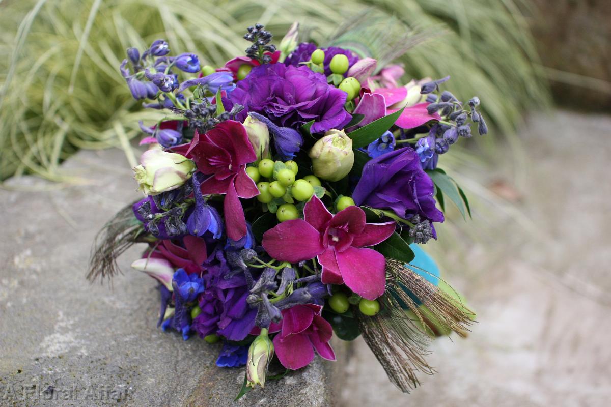 BB0633-Peacock Bouquet