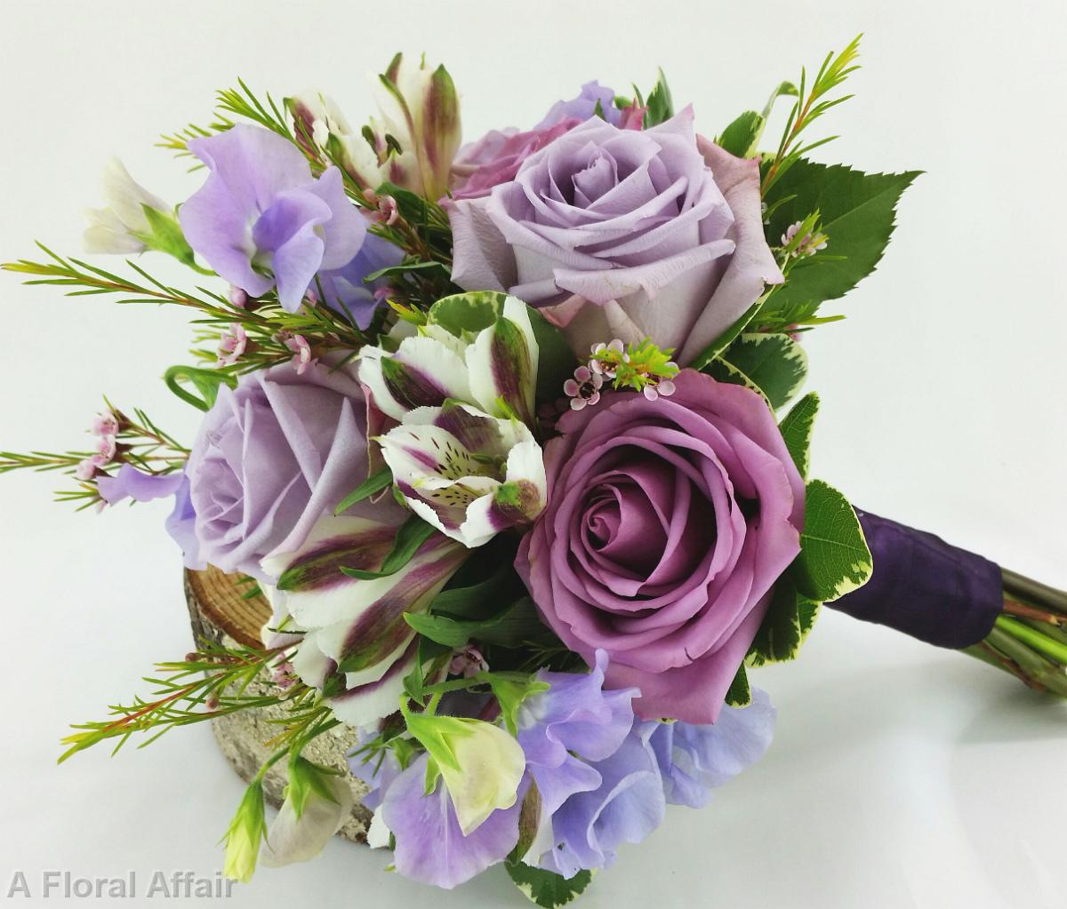 BB1050A-Lavender Rose Bridesmaids Bouquets