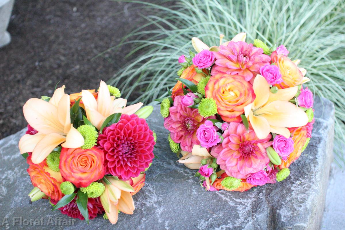 BB0608-Sunrise Tone Bridal Bouquets