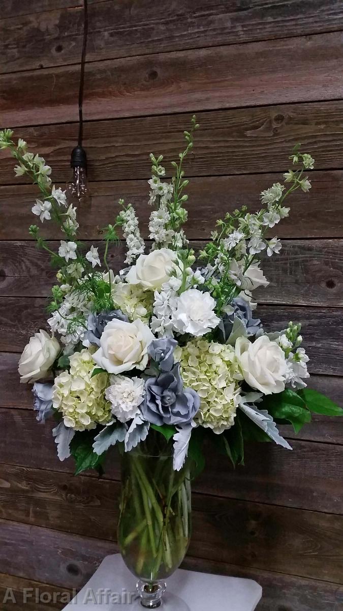 CF0820-Rustic White Ceremony Flowers