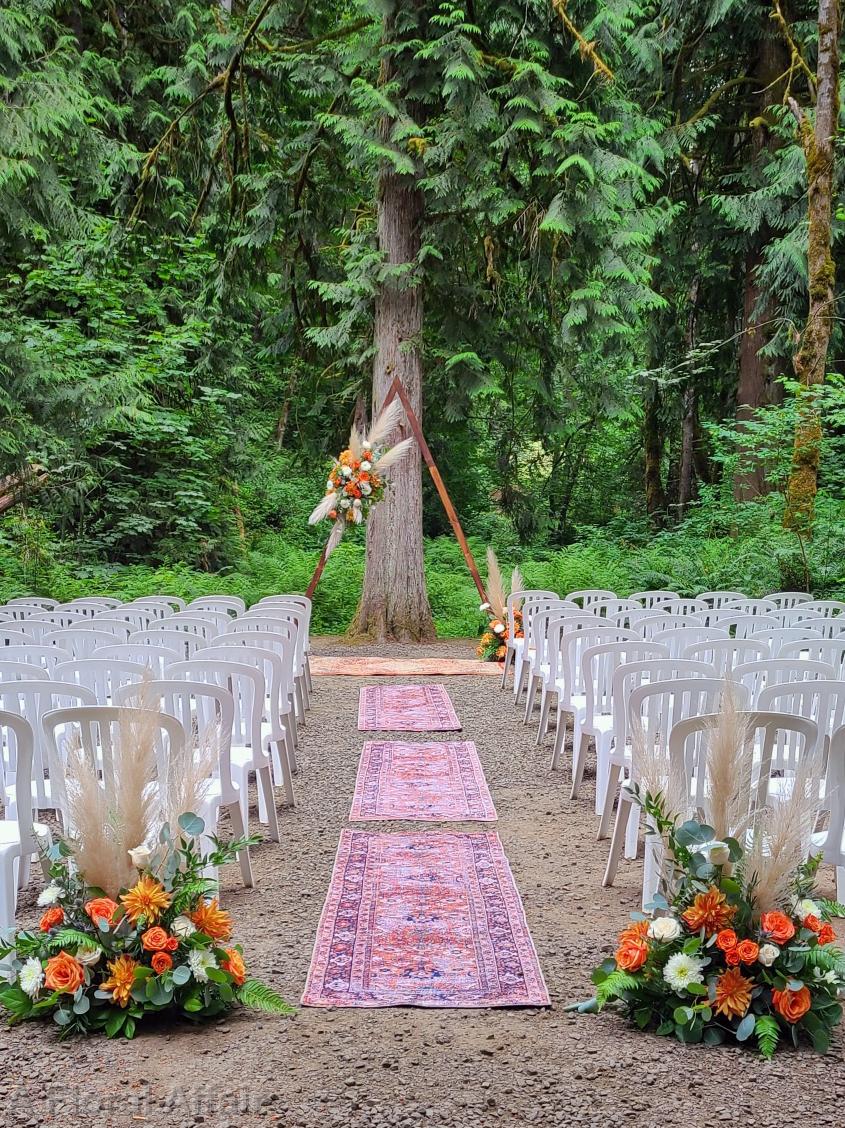 CF9367- Aisle Arrangments for Wedding Ceremony