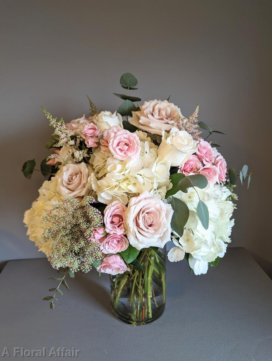 CF9382 - Blush and White Ceremony Arrangement