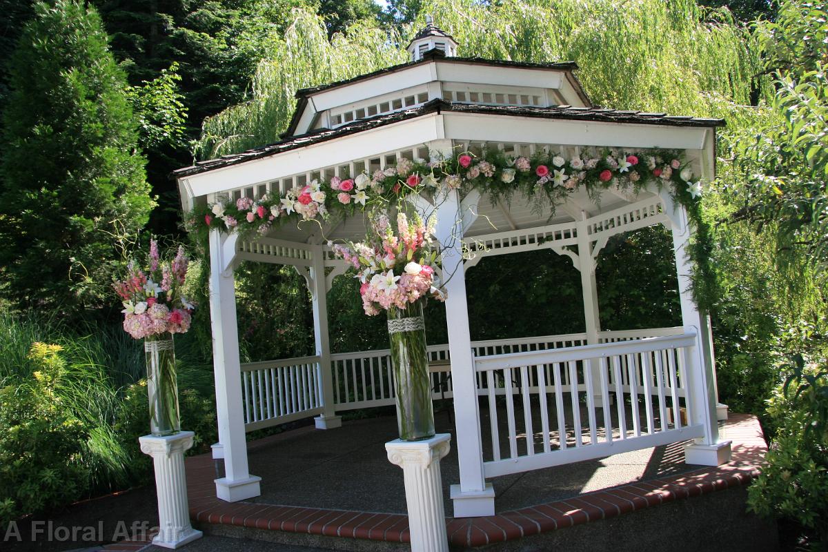 GA0512-Wedding Gazebo Garland