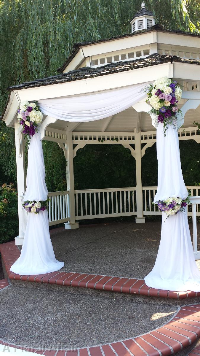 CF0689-Abernethy Gazebo Floral Decor