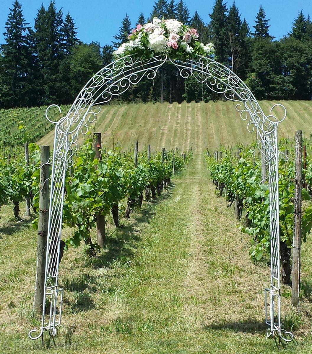 CF0744-Wedding Arch with Flowers on Top