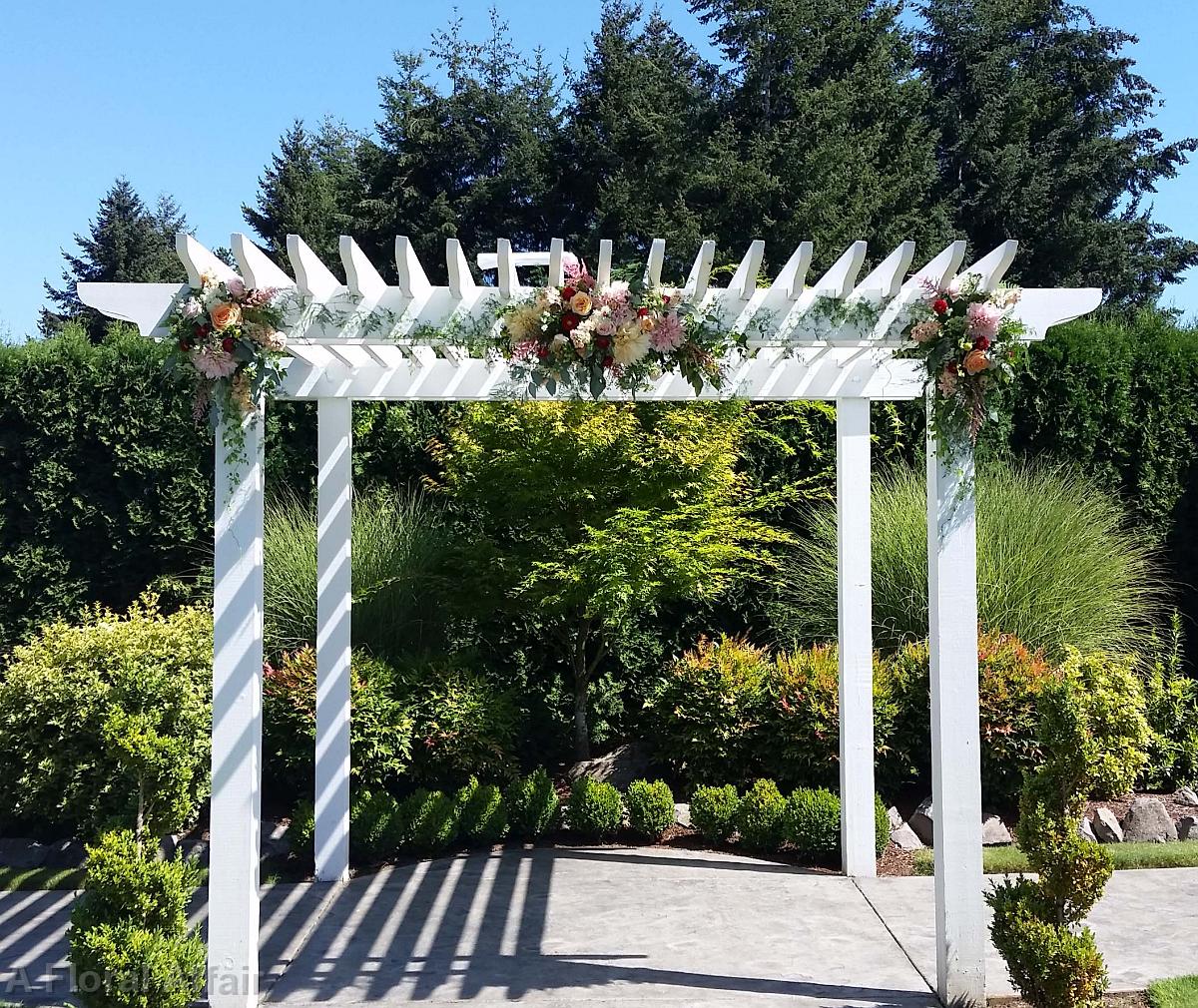 CF0842 -Rock Creek Country Club Wedding Arbor