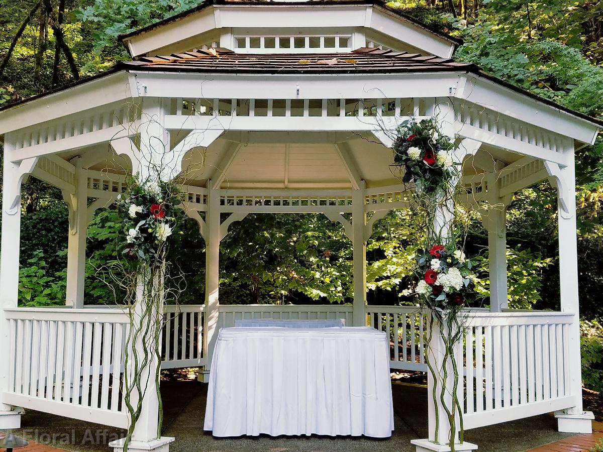 CF0929-Abernethy Gazebo Rustic Floral Accents