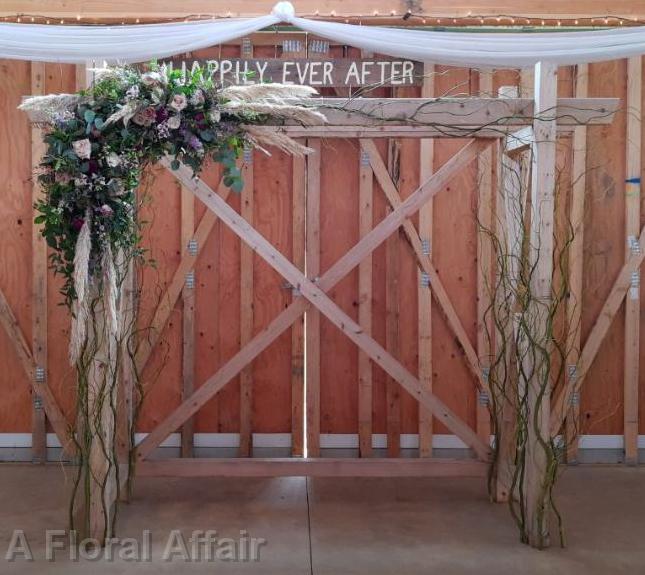 CF09296-Rustic Wedding Arbor at Carpenter Creek Farm