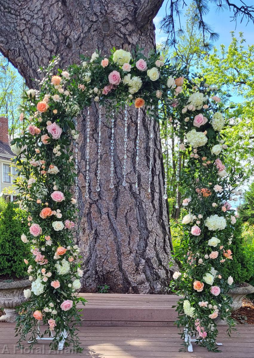 CF9377- Full Flower Arch for Wedding 1