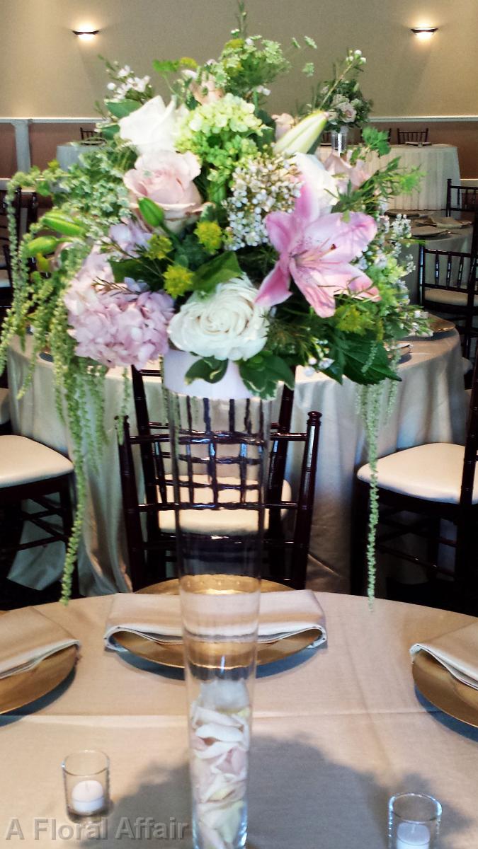 RF1169-Tall Blush Pink and White Centerpiece-1