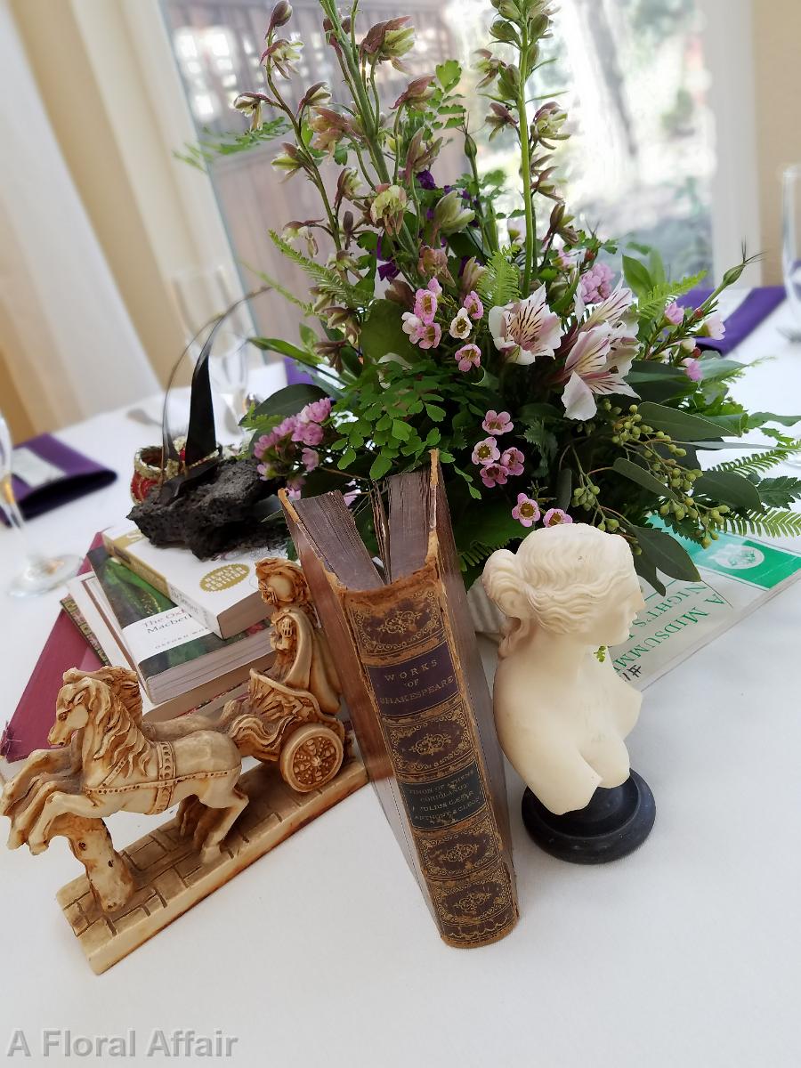 RF1355-Literary Themed Centerpiece