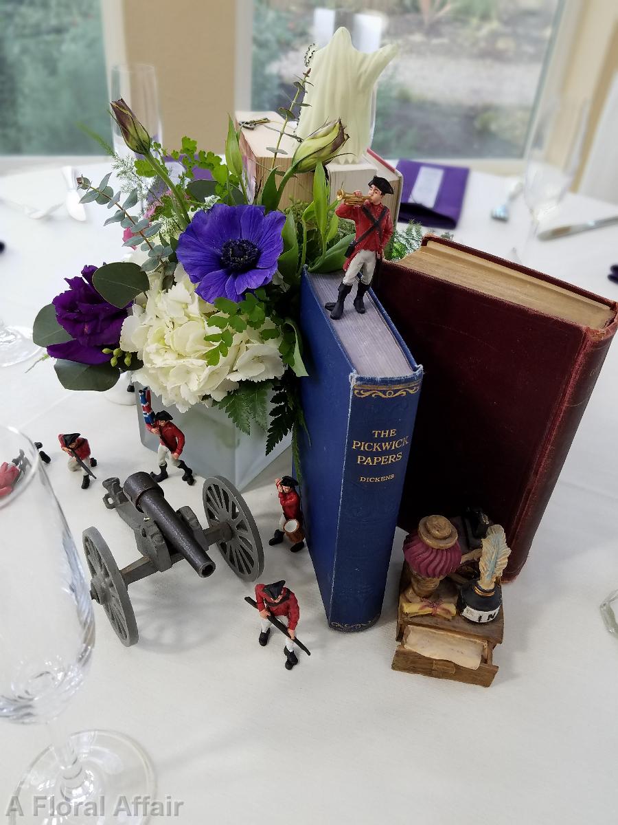 RF1359-Literary Themed Centerpiece