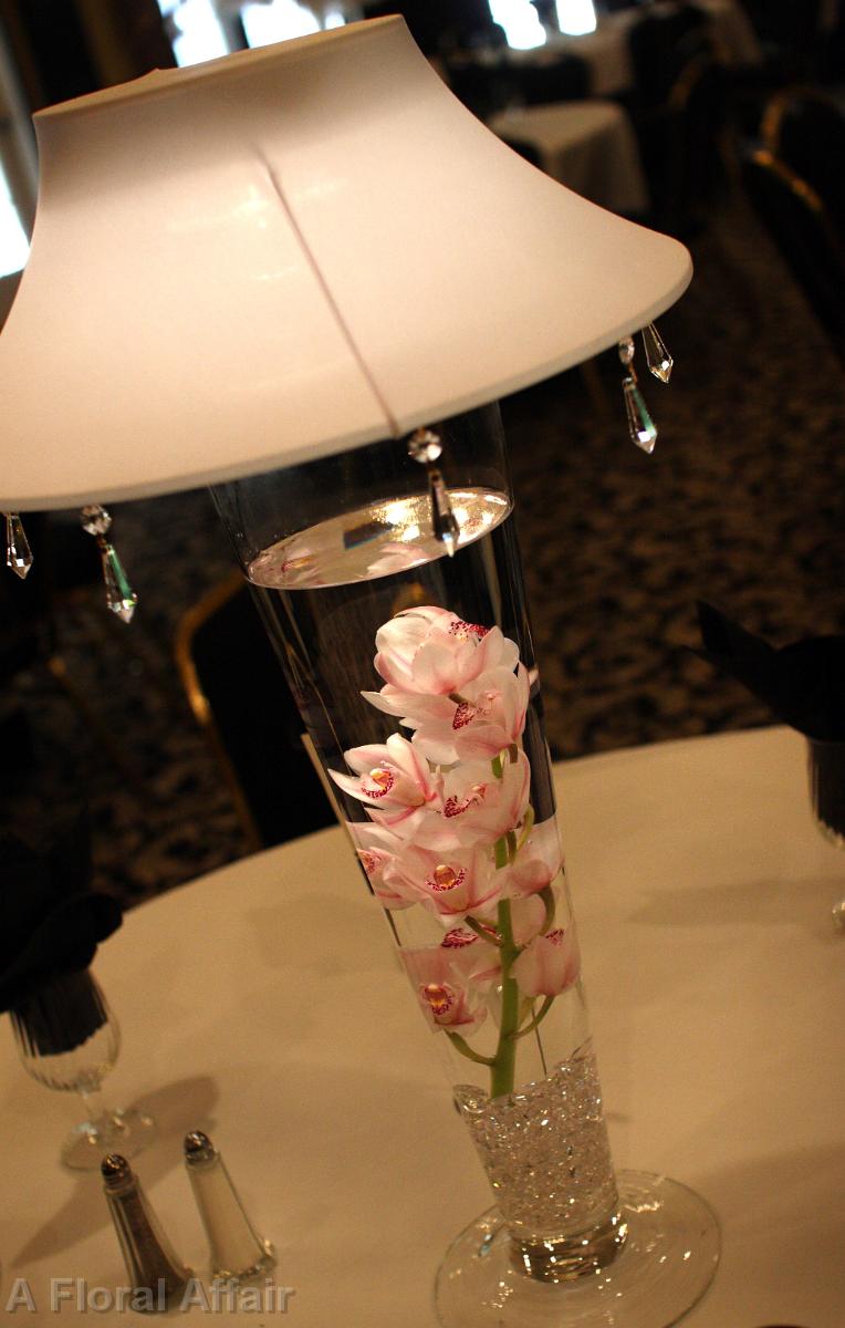 RF1013-Soft Pink Simple Tall Centerpiece